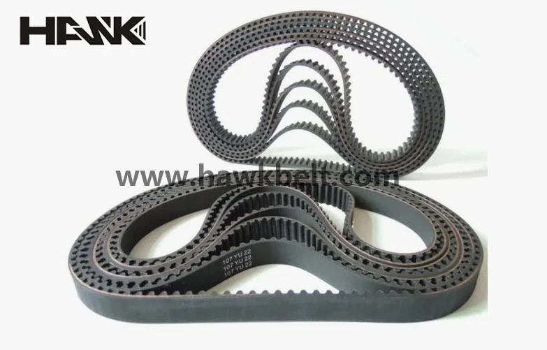 High Quality HNBR Rubber Auto Timing Belt 117x22 127x25 For Ford Vigo